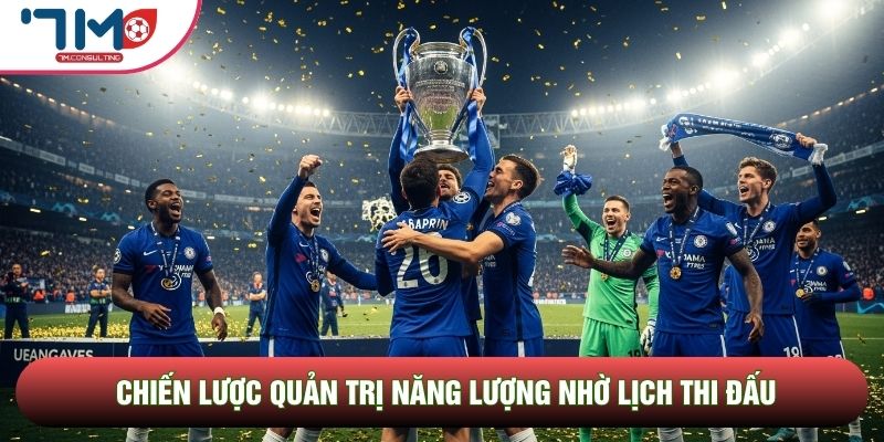 Chiến lược quản trị năng lượng nhờ lịch thi đấu Chiến lược quản trị năng lượng nhờ lịch thi đấu