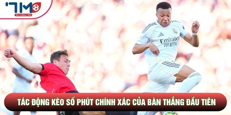 Tác động kèo số phút chính xác của bàn thắng đầu tiên Tác động kèo số phút chính xác của bàn thắng đầu tiên
